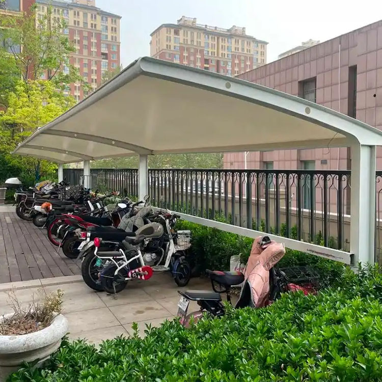 新乡膜结构电动车棚